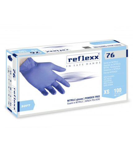 NITRILINĖS PIRŠTINĖS BE PUDROS R76XL SOFT 100vnt.