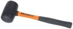 Plaktukas guminis 460g. plast.rankena D55mm