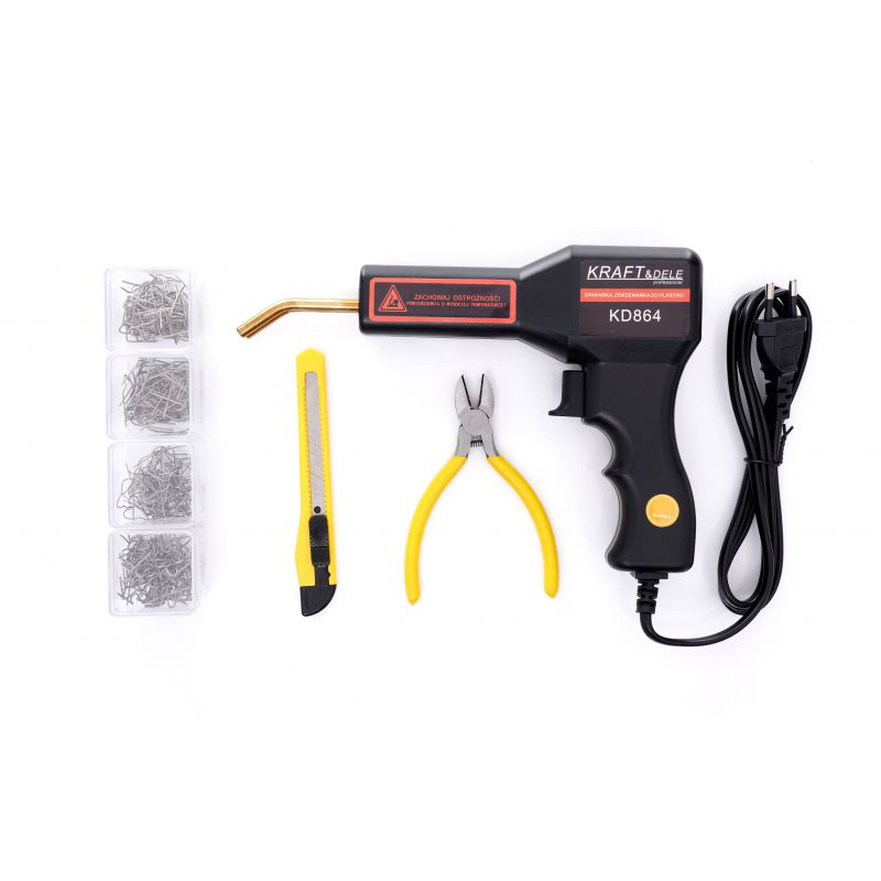 Plastiko suvirinimo aparatas 50W su kabėmis Plastiko suvirinimo aparatas 50W su kabėmis