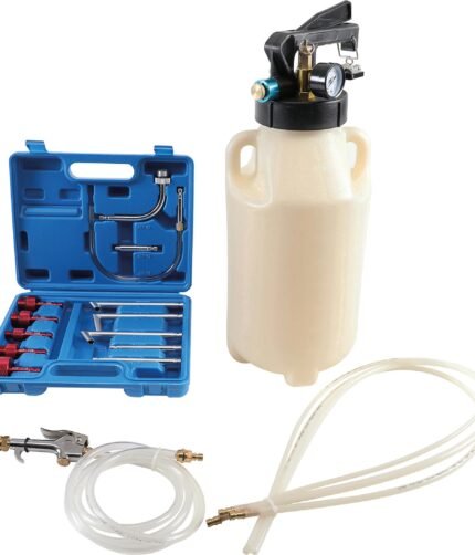 Pneumatinis tepalo užpylimo ir išsiurbimo įrankis