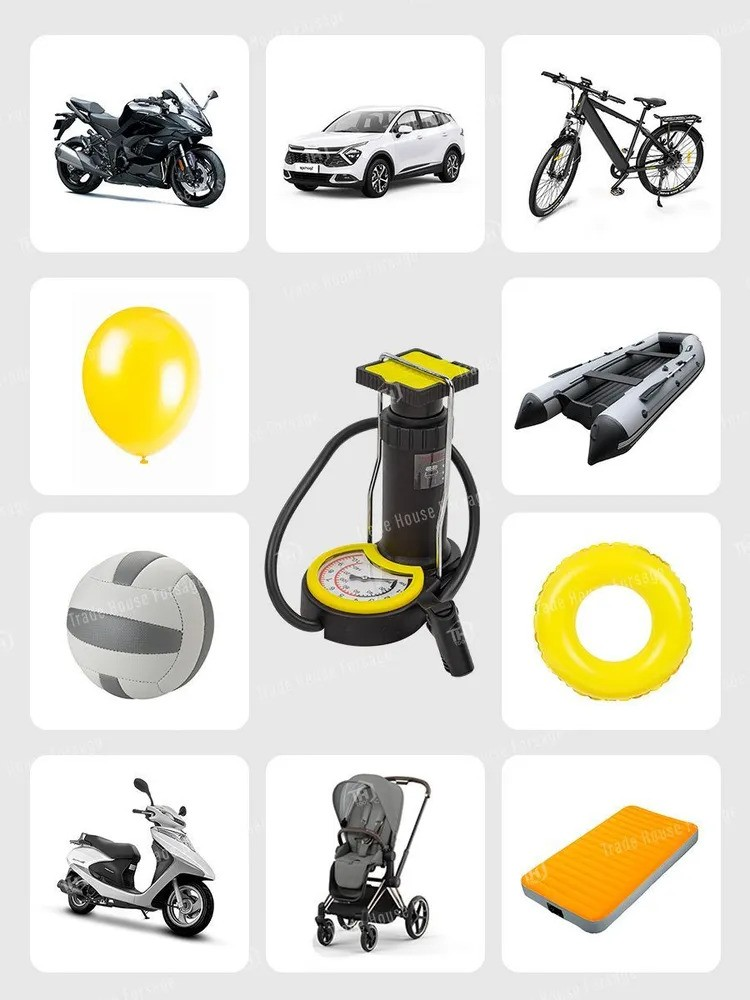 Pompa kojinė su manometru Pompa kojinė su manometru