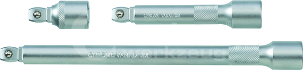 Prailgintuvai 1/4" 50-250mm su apvalintais galais 3vnt. Prailgintuvai 1/4" 50-250mm su apvalintais galais 3vnt.