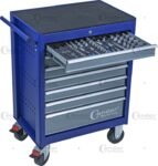 Prof. įrankių vežimėlis 7stalčių