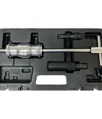 Ratų veržlių atsukėjas su atbuliniu plaktuku