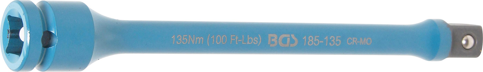 Riboto sukimo 1/2 prailgintuvas 195mm / iki 135Nm Riboto sukimo 1/2 prailgintuvas 195mm / iki 135Nm