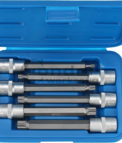 Įpresuotų ilgų 1/2 SPLINE rinkinys 6 vnt.