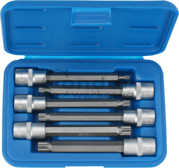 Įpresuotų ilgų 1/2 SPLINE rinkinys 6 vnt. Įpresuotų ilgų 1/2 SPLINE rinkinys 6 vnt.