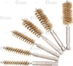 ŠEPEČIŲ KOMPLEKTAS KIAURYMĖMS 1/4" (Ø 8-19 MM) Žalvariniai
