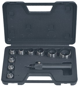 Skylių išmušėjų komplektas (5-32mm)