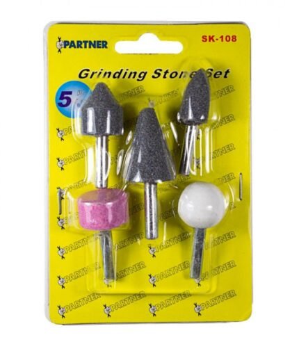 Šlifavimo akmenukai 5vnt. (6mm kotelis)