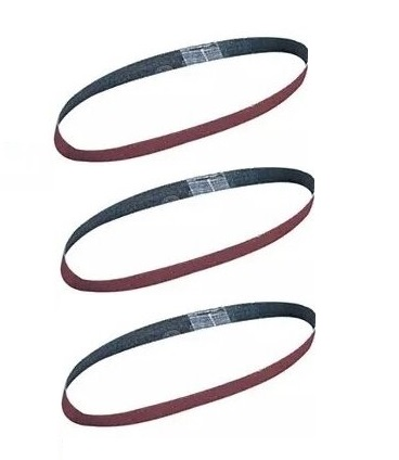 Šlifavimo juostų komplektas (3vnt) 10x330mm P60-80-120