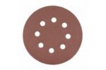 Šlifavimo popierius 125mm su skylutėm 5vnt. Gr.120
