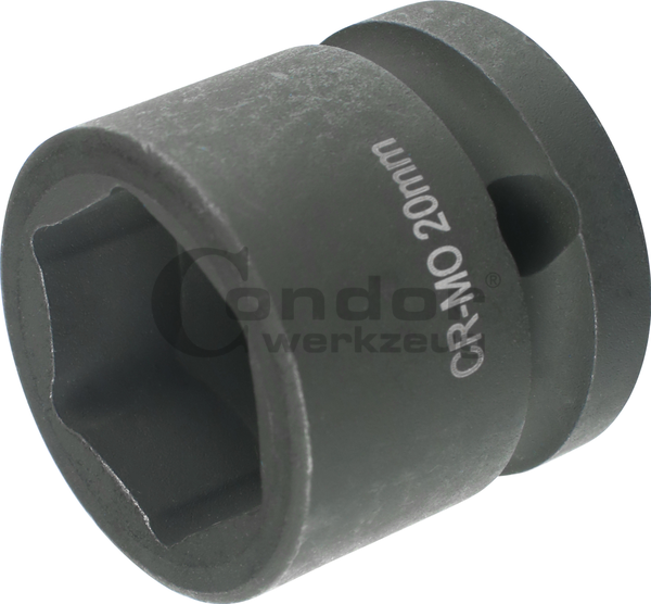 Smūginė galvutė 1/2 20mm 6k. extra trumpa 28.25mm ilgio Smūginė galvutė 1/2 20mm 6k. extra trumpa 28.25mm ilgio