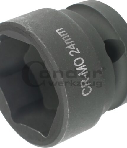 Smūginė galvutė 1/2 24mm 6k. extra trumpa 28.25mm ilgio