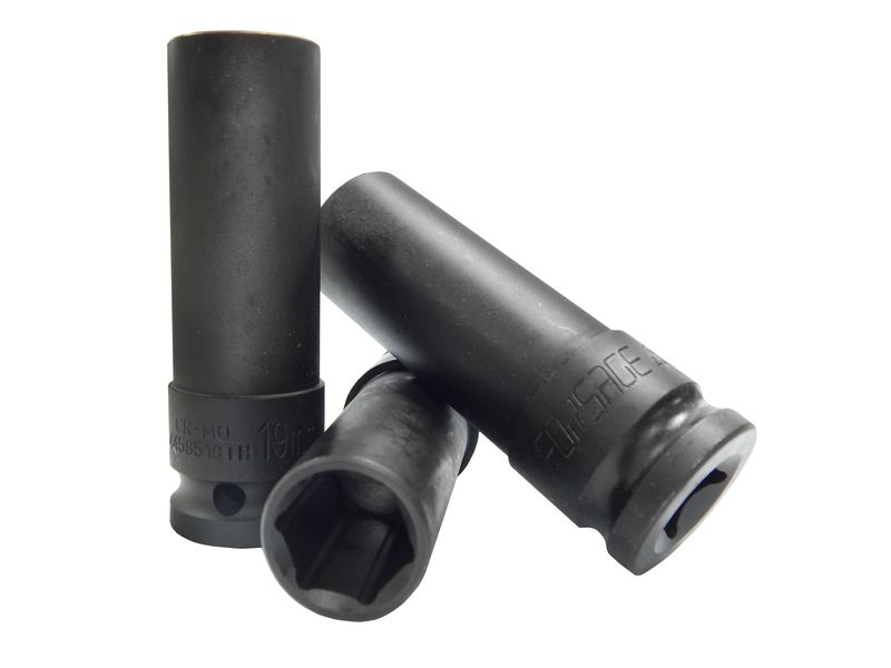Smūginė 1/2 21mm ilga galvutė plonasienė 6-kampė Smūginė 1/2 21mm ilga galvutė plonasienė 6-kampė