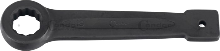 Smūginis/Kalamas raktas CR-Mo / 12-kampų / 24mm / 163mm Smūginis/Kalamas raktas CR-Mo / 12-kampų / 24mm / 163mm