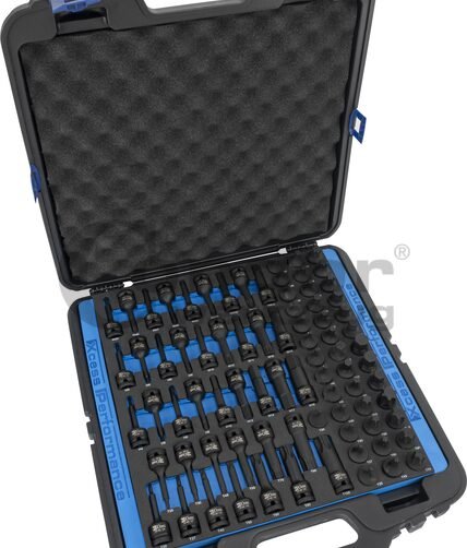 Smūginių 1/2 antgalių komplektas Cr-Mo / 80vnt