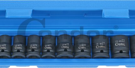 Smūginių galvučių komplektas 1/2" 6k. (10-24 mm)