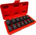 Smūginių galvučių komplektas 1/2" 6k. 10-24mm 13vnt.