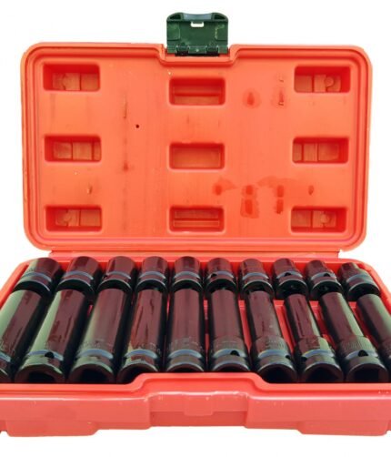 Smūginių galvučių komplektas 1/2" 6k. trumpos+ilgos / 10-19mm