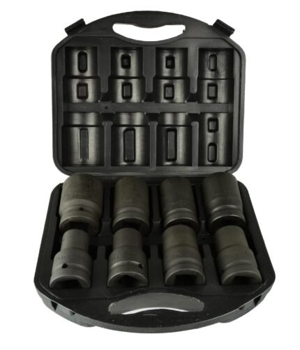 Smūginių ilgų galvučių komplektas 1" 6k. (19-41 mm) 8vnt