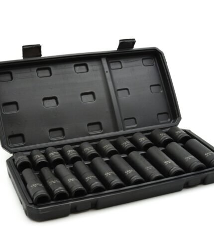 Smūginių ilgų/trumpų galvučių komplektas 1/2" 6k. (10-19 mm)