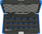 Smūginių patrumpintų galvučių komplektas 1/2" 6k. 8-24mm