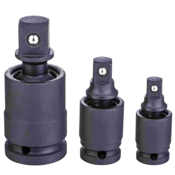 Smūginių šarnyrų komplektas 1/4+3/8+1/2 Smūginių šarnyrų komplektas 1/4+3/8+1/2