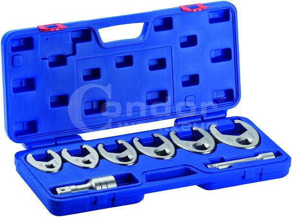 šoninių raktų komplektas 1/2''+3/4'' CV 8 vnt. šoninių raktų komplektas 1/2''+3/4'' CV 8 vnt.