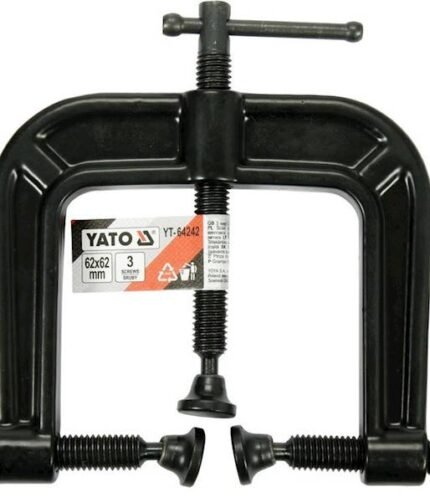 Spaustuvas C tipo trigubas 62 X 62 mm