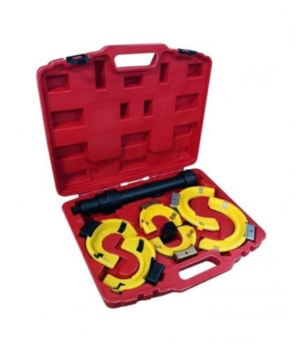 Spyruoklių suspaudėjas McPherson su apsauga