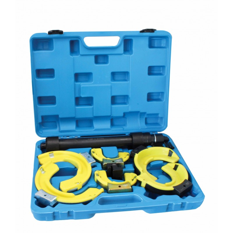 Spyruoklių suspaudėjas McPherson su apsauga Spyruoklių suspaudėjas McPherson su apsauga