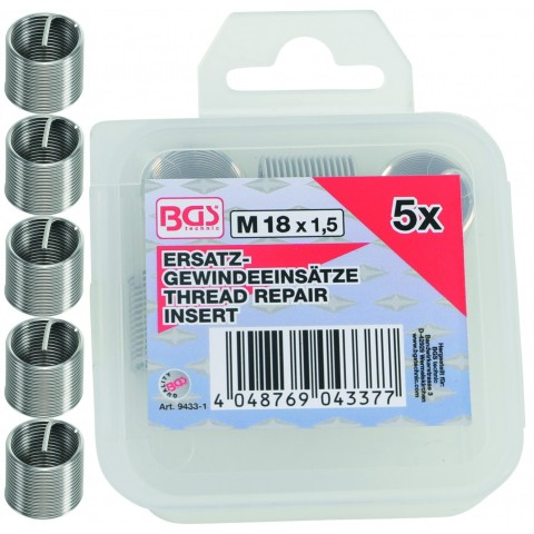 Sriegiai M18x1 Sriegiai M18x1