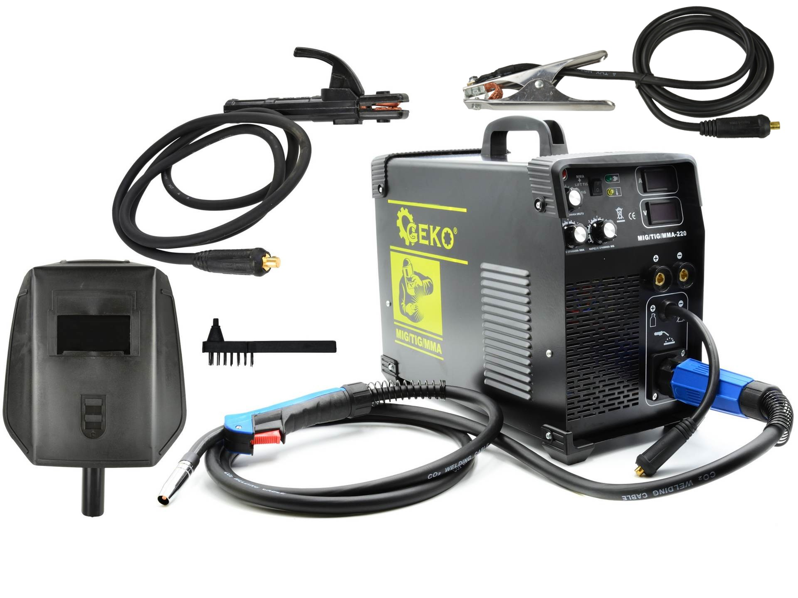 Suvirinimo aparatas 200A MIG/TIG/MMA 230V Suvirinimo aparatas 200A MIG/TIG/MMA 230V