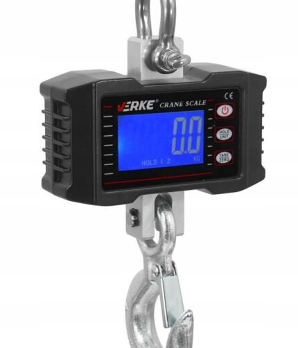 Svarstyklės su kabliu elektroninės 1000kg su pultu