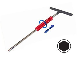 T-formos raktas šešiakampis HEX4mm