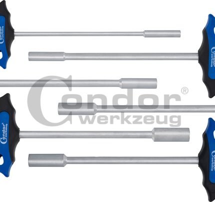 T-formos raktų su galvutėmis komplektas 6-14mm