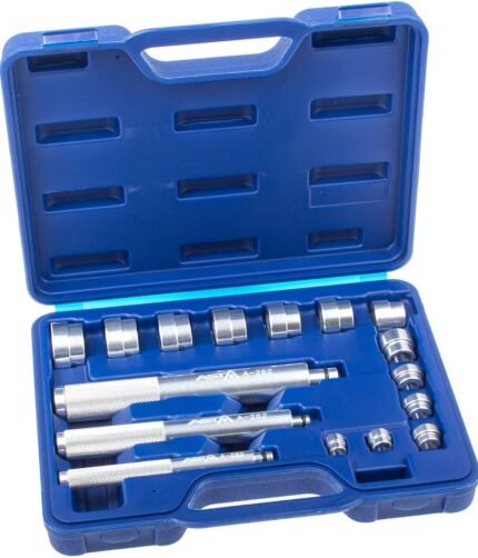 Tepalinių guolių/riebokšlių/sandarinimo žiedų presavimo komplektas 17vnt