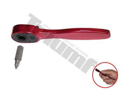 Terkšlė MINI 1/4 antgaliams Aluminum