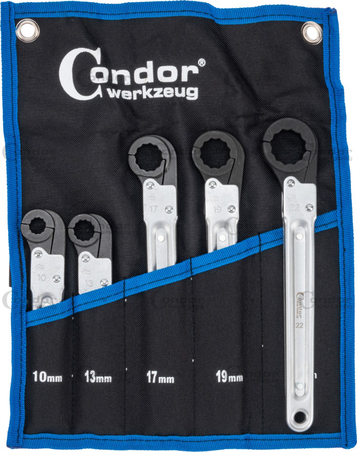 Terkšliniai uždari raktai 10-22mm 5vnt. Terkšliniai uždari raktai 10-22mm 5vnt.