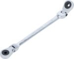 Terkšlinis šarnyrinis E-profil TORX raktas E6 x E8