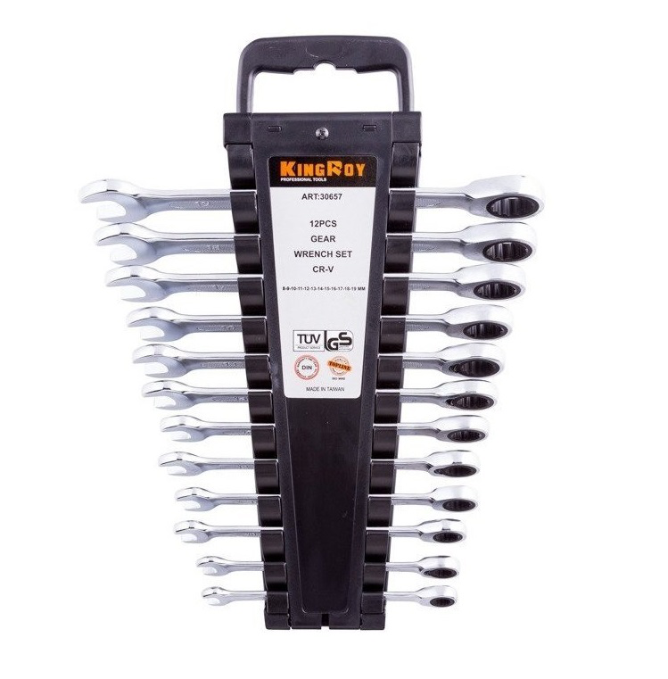 Terkšlinių raktų komplektas 12vnt. 8-19mm Terkšlinių raktų komplektas 12vnt. 8-19mm