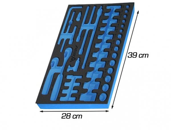 Tuščias dėklas vežimėliui / terkšlėms ir galvutėms Tuščias dėklas vežimėliui / terkšlėms ir galvutėms