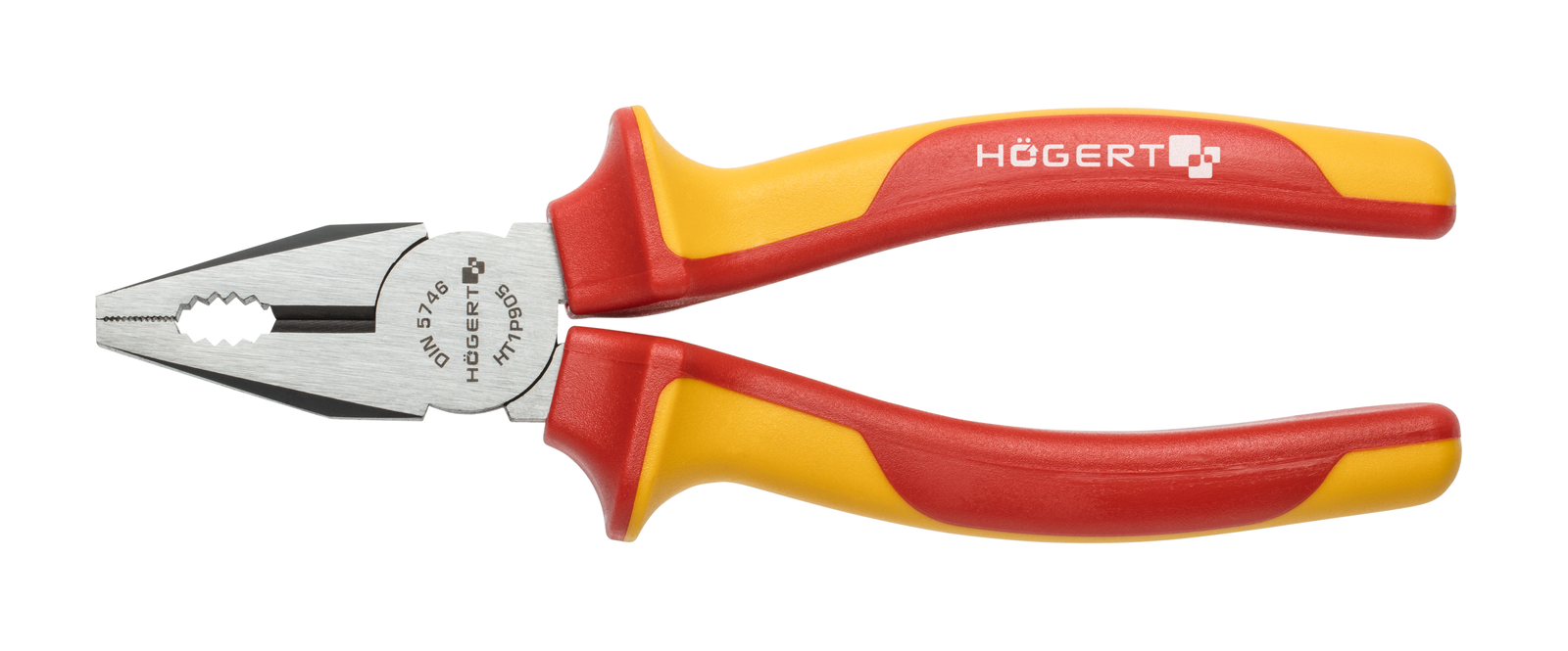 Universalios replės elektrikui VDE 1000V / 180mm ilgio HOEGERT HT1P905 Universalios replės elektrikui VDE 1000V / 180mm ilgio HOEGERT HT1P905