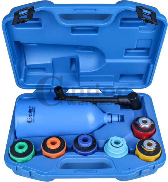 Variklio tepalo užpildymo komplektas su adapteriais Variklio tepalo užpildymo komplektas su adapteriais