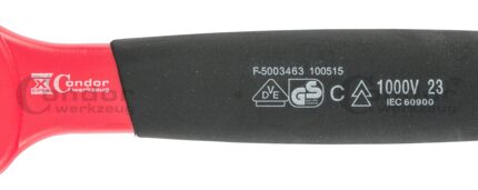 VDE atviras raktas 15mm (1000V)