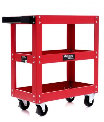 Įrankių vežimėlis su 3 lentynom 510x260x580mm