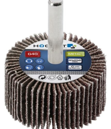 Žiedlapinis šlifavimo šepetys drėlei G150/ 40x20x6