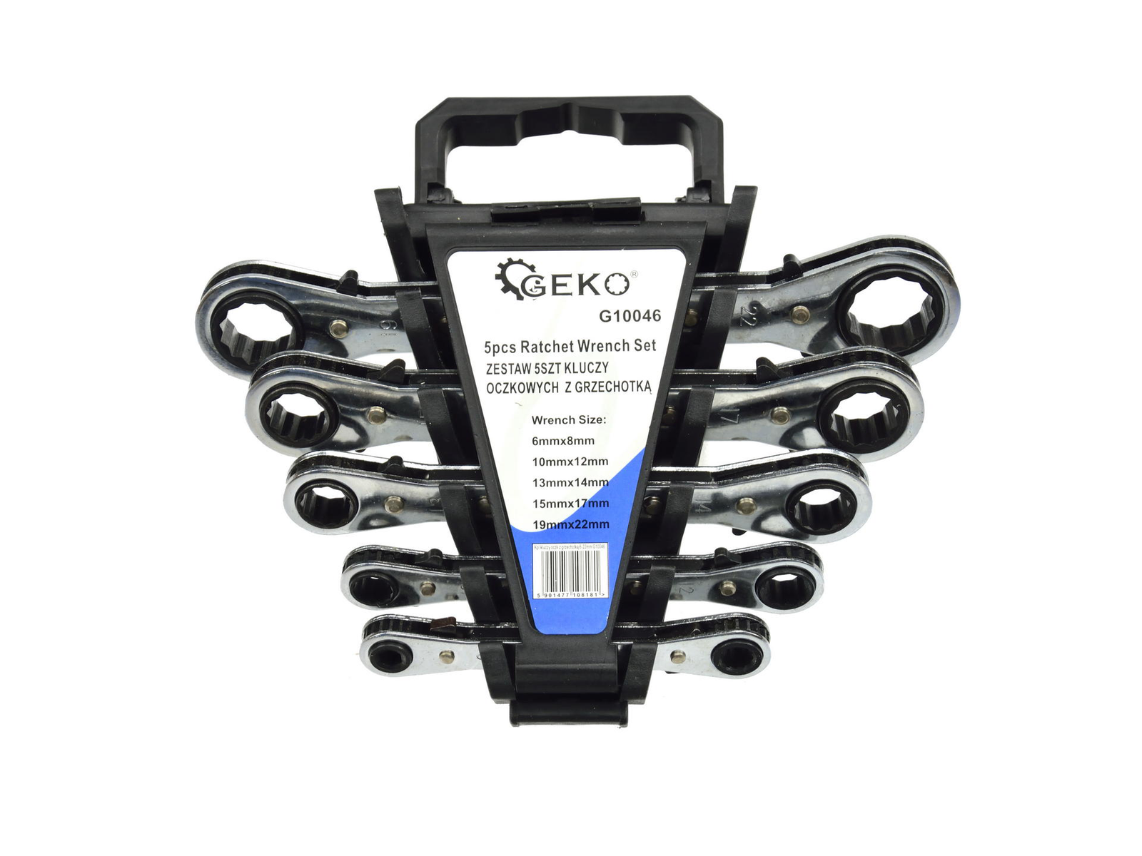 Dvipusių terkšlinių raktų komplektas / 6-22mm Dvipusių terkšlinių raktų komplektas / 6-22mm