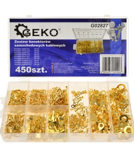 Kontaktinių automobilinių jungčių komplektas 450dalių
